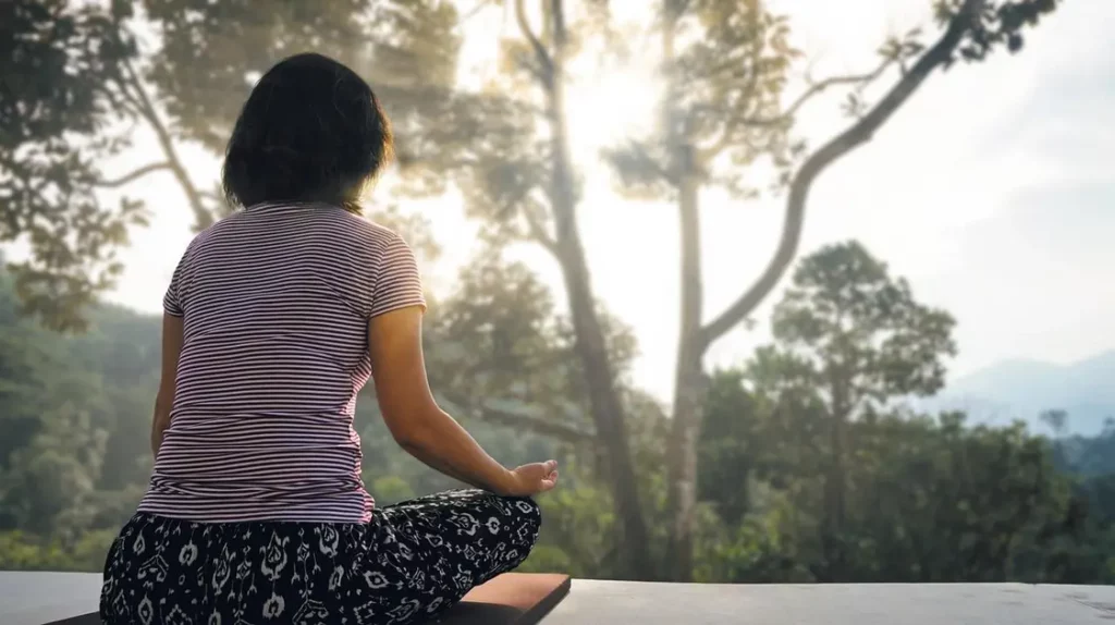 meditação de conexão com a natureza